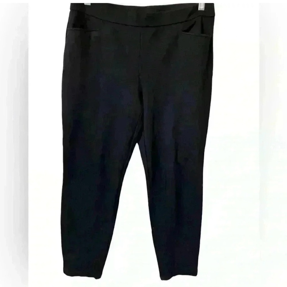 Eileen Fisher Tapered Ankle Zipper Business Casual
Pants Trousers Black
